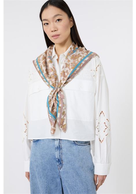 Foulard in twill di seta fantasia MAX MARA WEEKEND | 2625546074600003